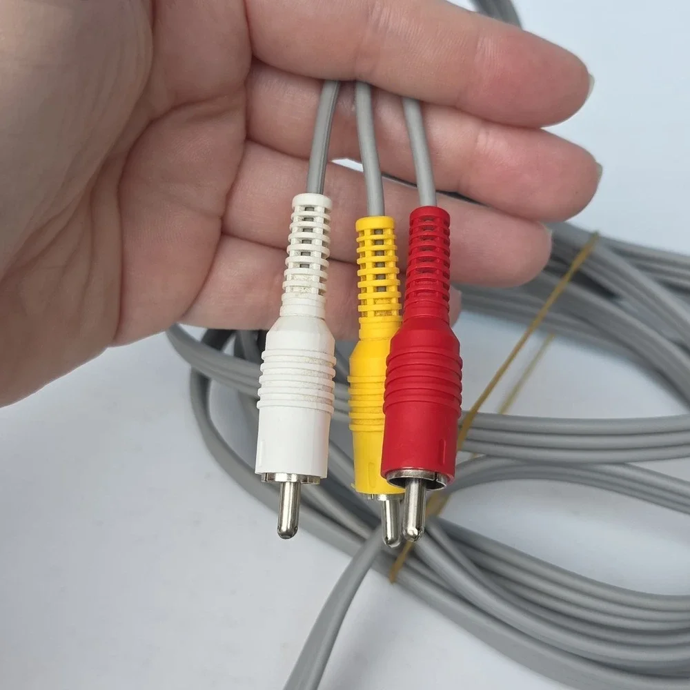 Official Genuine OEM Nintendo Wii AV VIDEO Composite Cable RVL-009, 7 FT